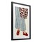Stupell Industries Striped Minimal Fashion Framed Print Under Glass, design by JJ Design House LLC